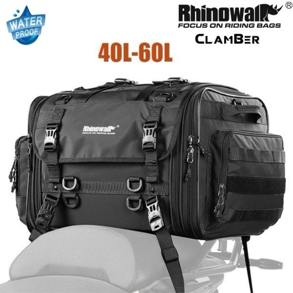 Rhinowalk ライノウォーク 40L-60L Tail bag with expandable...