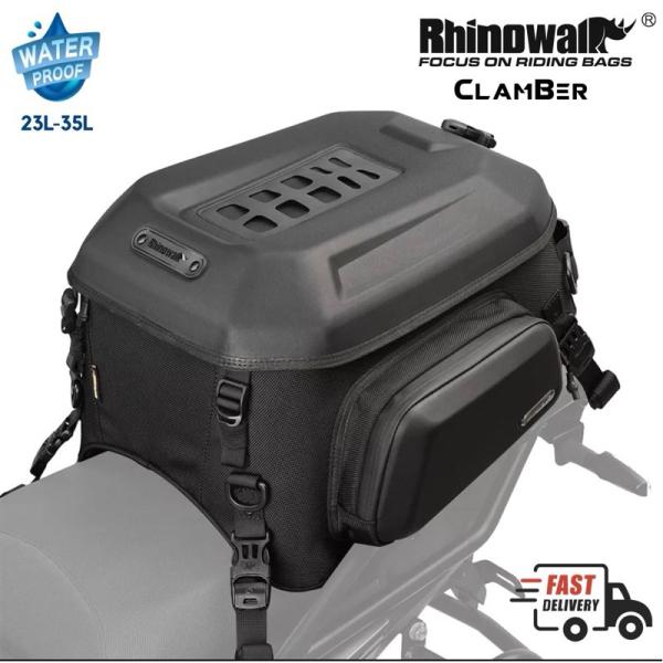Rhinowalk:ライノウォーク 23L-35L Hard shell tail bag with...
