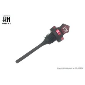 KN企画 ケイエヌキカク オイルレベルゲージ カラー：マットブラック／レッド YAMAHA ヤマハ ...