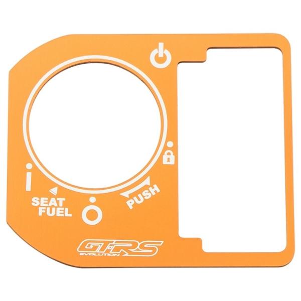 GTR ジーティーアール Key cylinder cover 2D alu カラー：Orange ...