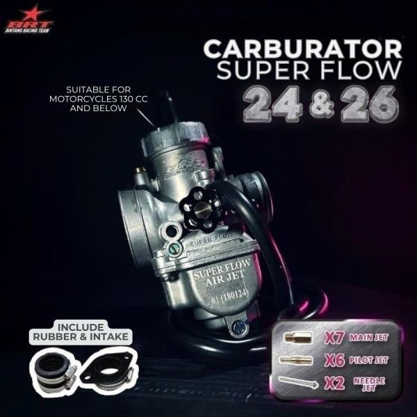 BRT ビーアールティー Super Flow PE Carburetor タイプ：26 キャブレタ...