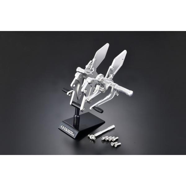 OVER オーヴァー 4ポジション バックステップ レーシング カラー：シルバーアルマイト仕上げ N...