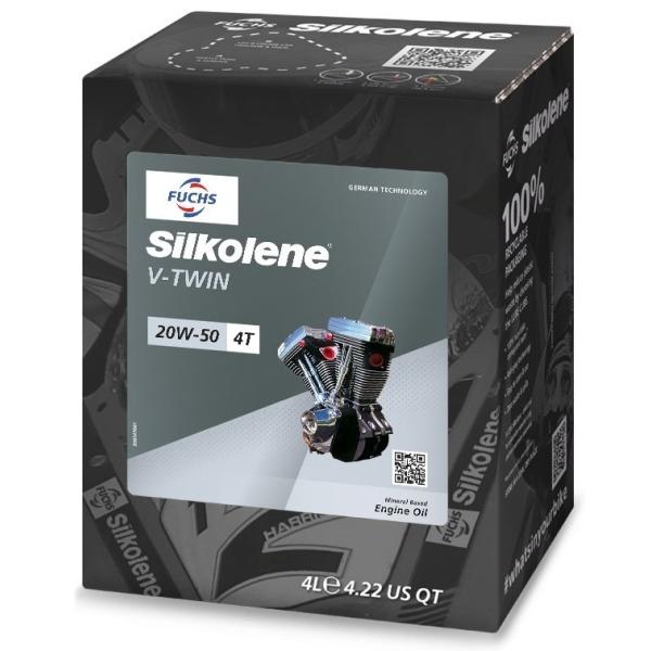SILKOLENE シルコリン V-TWIN MINERAL【20W-50】【4サイクルオイル】 容...