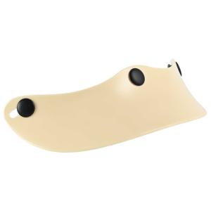 RIDEZ ライズ Mustache Visor バイク用ヘルメットバイザー カラー：IVORY ヘ...