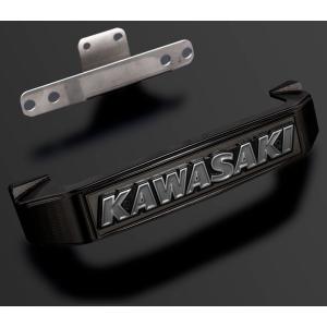 Z900RS BIGステムエンブレム KAWASAKI大文字 BIGステムエンブレム＆ステーセット KAWASAKI大文字 シルバー Z900RS