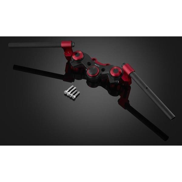 BIKERS バイカーズ アジャスタブル セパレートハンドル カラー：レッド FORZA300 PC...