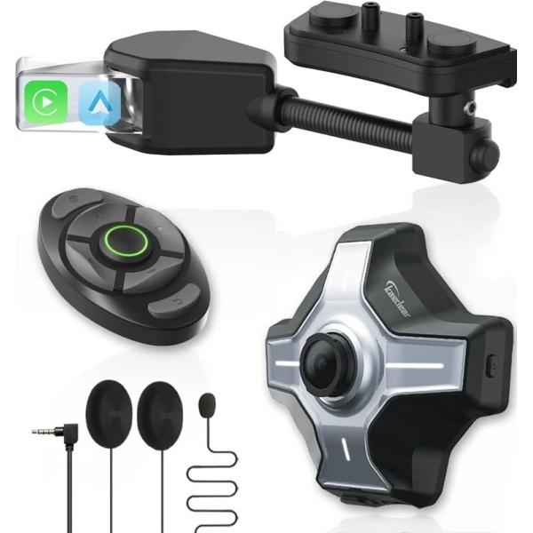 Kaedear カエディア バイク用ヘッドアップディスプレイ スマートレコードアイ タイプ：ワイヤー...