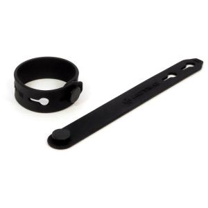 ACTIVE アクティブ シリコン製バンド サイズ：80mm-95mm / カラー：ブラック 結束バ...