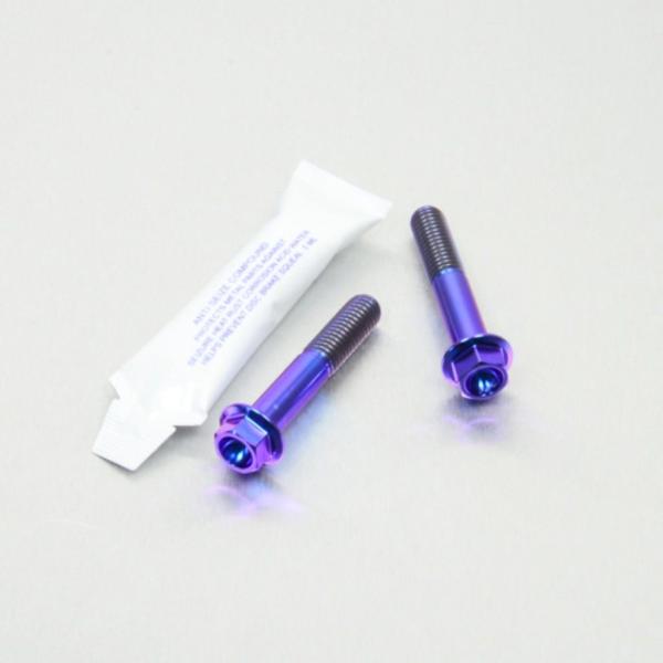 PRO BOLT プロボルト フロントアクスルピンチボルトセット カラー：パープル HONDA ホン...