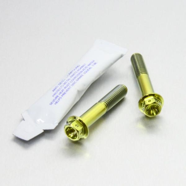 PRO BOLT プロボルト フロントアクスルピンチボルトセット カラー：ゴールド HONDA ホン...