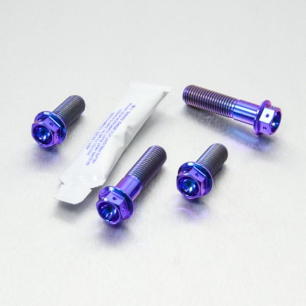 PRO BOLT プロボルト フロントブレーキキャリパーマウンティングボルトキット カラー：パープル...