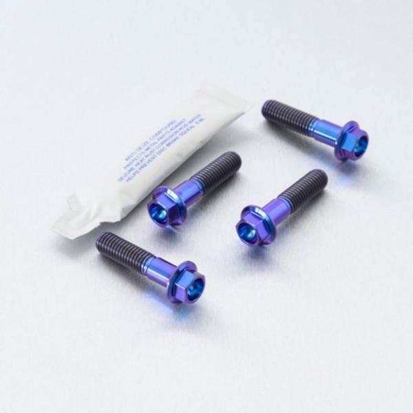 PRO BOLT プロボルト フロントブレーキキャリパーマウンティングボルトキット カラー：パープル...