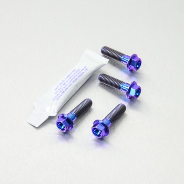 PRO BOLT プロボルト フロントブレーキキャリパーマウンティングボルトキット カラー：パープル...