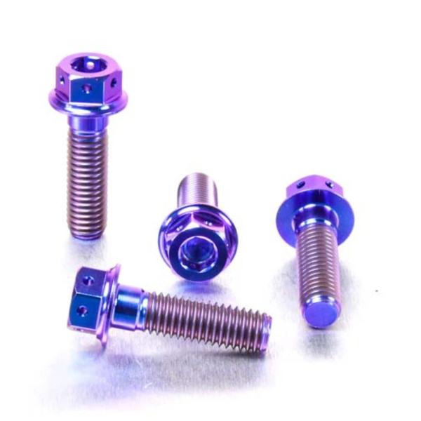 PRO BOLT プロボルト フロントブレーキキャリパーマウンティングボルトキット カラー：パープル...