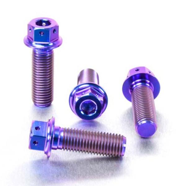 PRO BOLT プロボルト フロントブレーキキャリパーマウンティングボルトキット カラー：パープル...