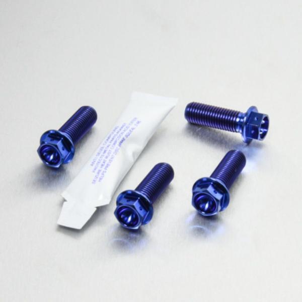 PRO BOLT プロボルト フロントブレーキキャリパーマウンティングボルトキット カラー：ブルー ...