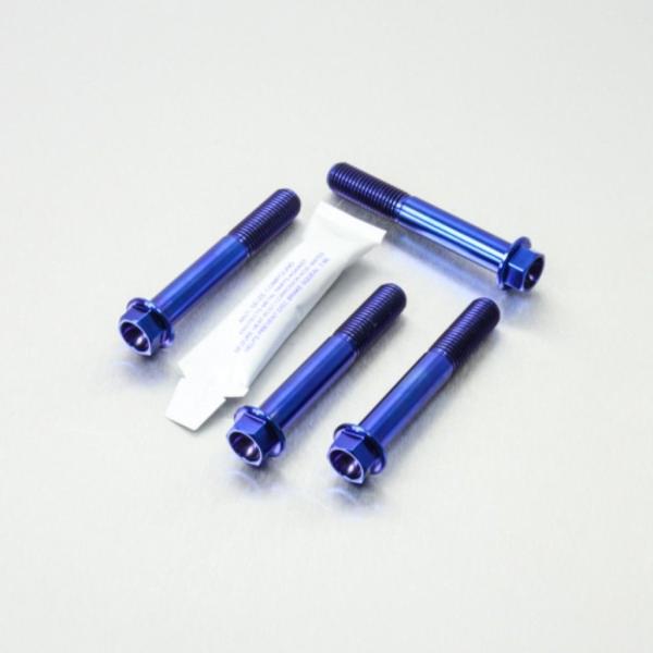 PRO BOLT プロボルト フロントブレーキキャリパーマウンティングボルトキット カラー：ブルー ...