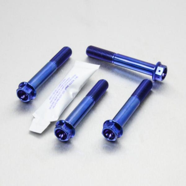 PRO BOLT プロボルト フロントブレーキキャリパーマウンティングボルトキット カラー：ブルー ...