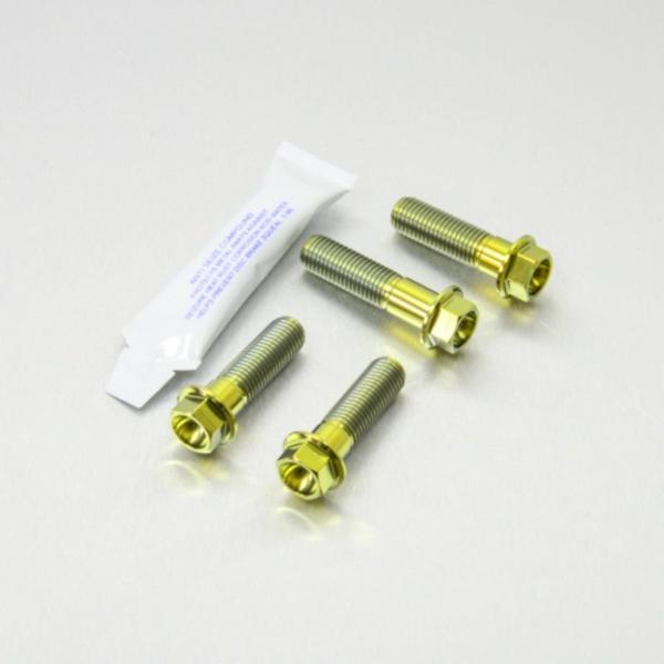 PRO BOLT プロボルト フロントブレーキキャリパーマウンティングボルトキット カラー：ゴールド...