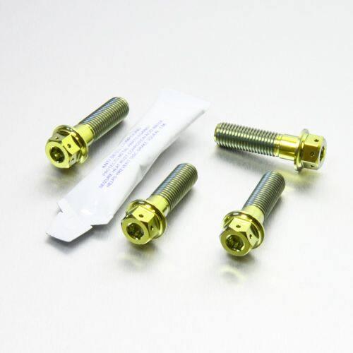 PRO BOLT プロボルト フロントブレーキキャリパーマウンティングボルトキット カラー：ゴールド...
