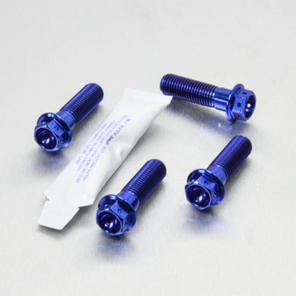 PRO BOLT プロボルト フロントブレーキキャリパーマウンティングボルトキット カラー：ブルー ...
