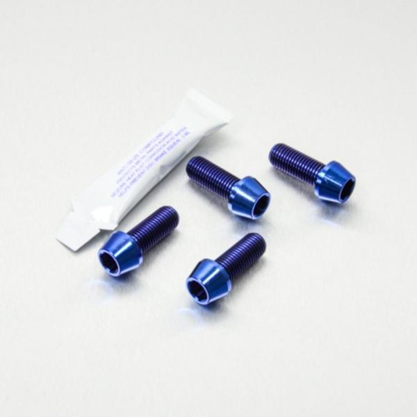 PRO BOLT プロボルト フロントブレーキキャリパーマウンティングボルトキット カラー：ブルー ...