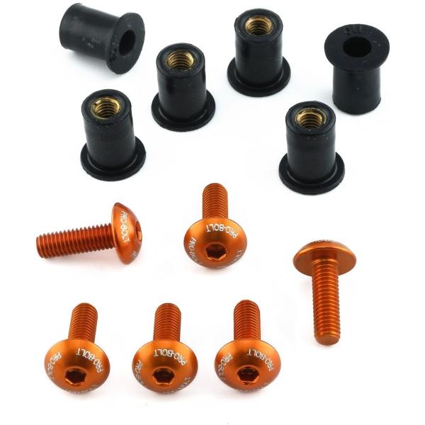 PRO BOLT プロボルト スクリーンボルト キット カラー：オレンジ 外装