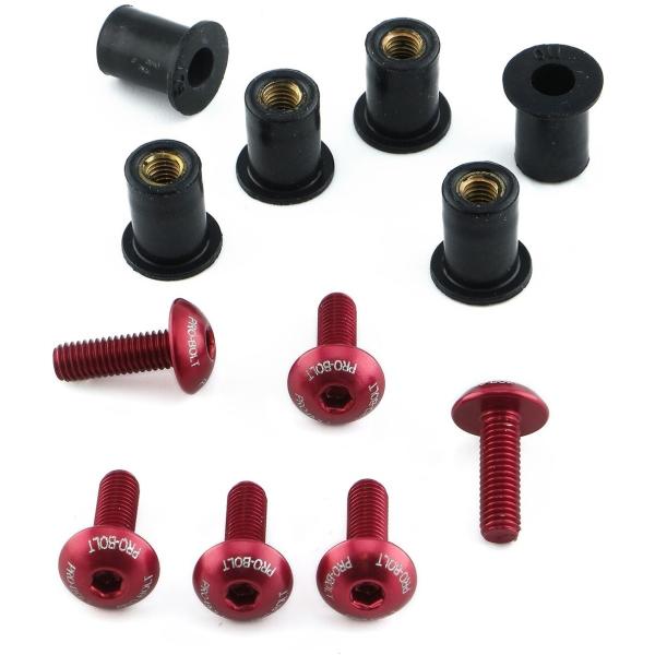 PRO BOLT プロボルト スクリーンボルト キット カラー：レッド 外装