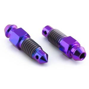 PRO BOLT プロボルト ブリードニップル フロント ブレーキキャリパー カラー：パープル スポ...