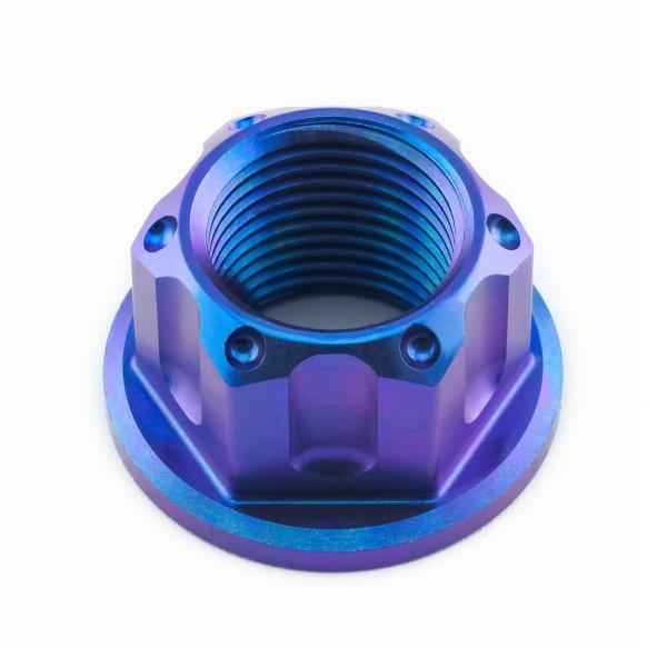 PRO BOLT プロボルト フランジ アクスルナット スイングアーム ピボット カラー：パープル ...