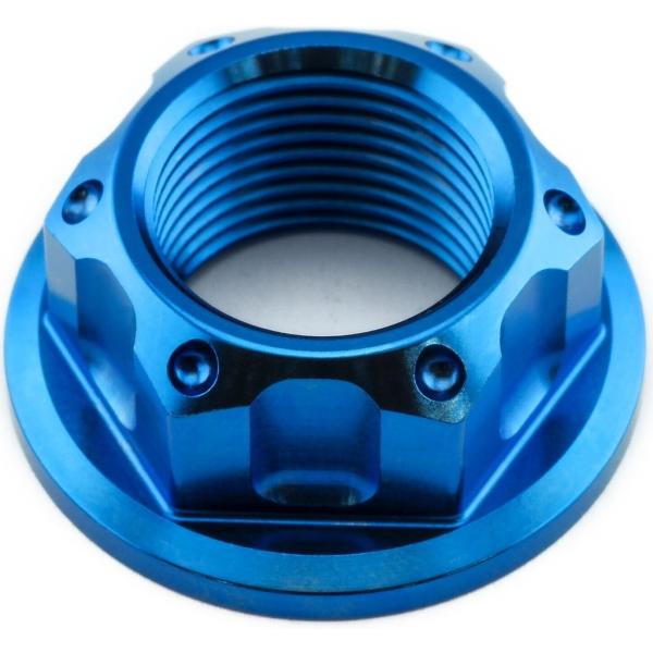 PRO BOLT プロボルト フランジ アクスルナット スイングアーム ピボット カラー：ブルー A...