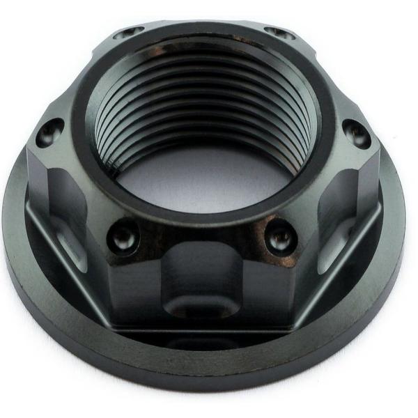 PRO BOLT プロボルト フランジ アクスルナット スイングアーム ピボット カラー：ブラック ...