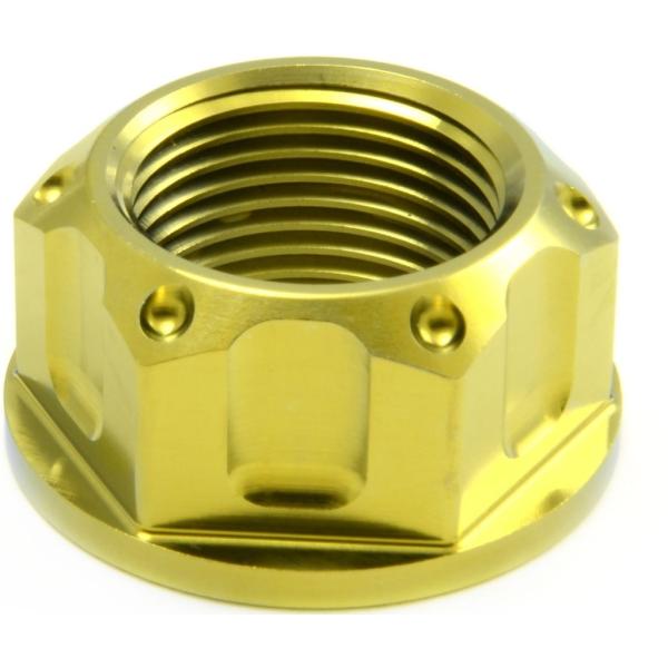 PRO BOLT プロボルト フランジ アクスルナット スイングアーム ピボット カラー：ゴールド ...