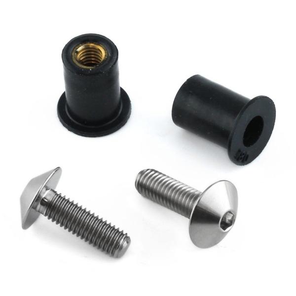 PRO BOLT プロボルト スクリーンボルト キット カラー：ナチュラル チタン BMW DUCA...