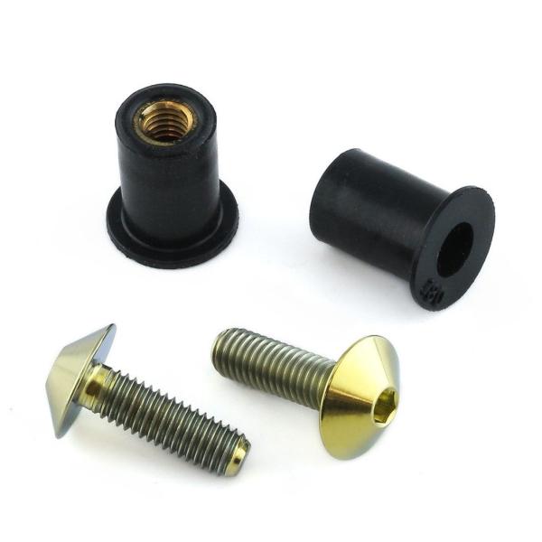 PRO BOLT プロボルト スクリーンボルト キット カラー：ゴールド BMW DUCATI ドゥ...