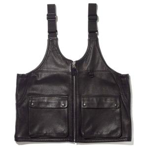 カドヤ（KADOYA） 【LEATHER RIDERS VEST】 レザーライダースベスト
