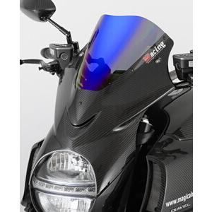 Magical Racing マジカルレーシング バイザースクリーン 素材：綾織カーボン / スクリ...