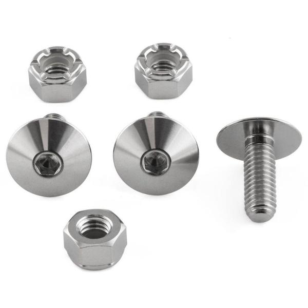 PRO BOLT プロボルト ナンバープレート キット 10 カラー：ナチュラルチタン キャリパーボ...