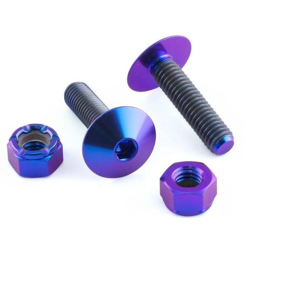 PRO BOLT プロボルト ナンバープレート キット カラー：パープル キャリパーボルト・マウント...