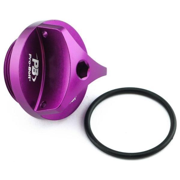 PRO BOLT プロボルト オイルフィラー キャップ スタンダード カラー：パープル KAWASA...