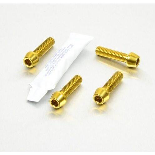 PRO BOLT プロボルト クリップオン ／ ハンドルバー マウントボルト カラー：ゴールド キャ...