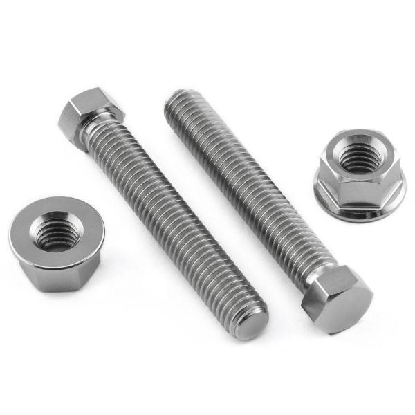 PRO BOLT プロボルト アクセルアジャスター ボトル＆ナット セット カラー：ナチュラルチタン...