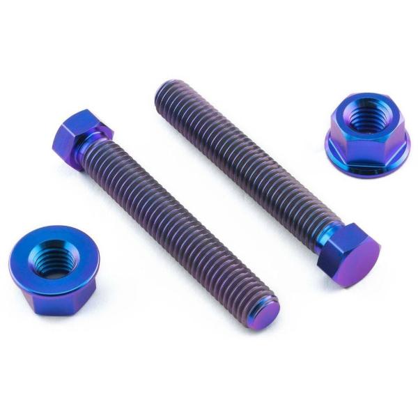 PRO BOLT プロボルト アクセルアジャスター ボトル＆ナット セット カラー：パープル HON...