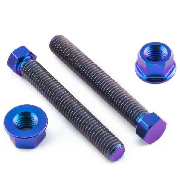 PRO BOLT プロボルト アクセルアジャスター ボトル＆ナット セット カラー：パープル その他...