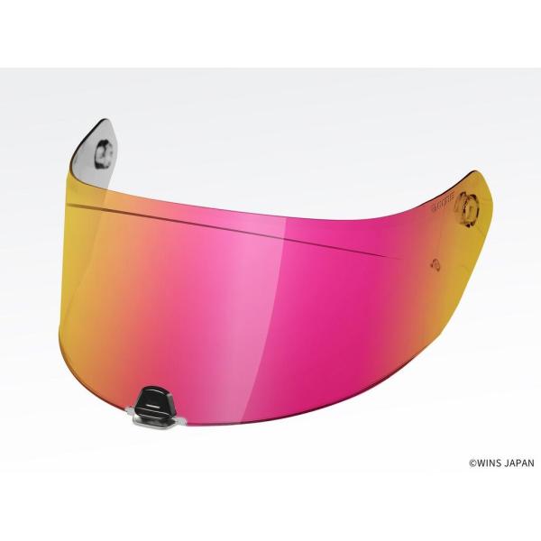 WINS ウインズ A-FORCE RR シールド カラー：レッドミラー ヘルメットシールド ヘルメ...