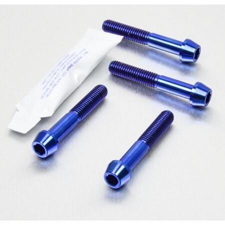 PRO BOLT プロボルト クリップオン ／ ハンドルバー マウント ボルト キット カラー：ブル...