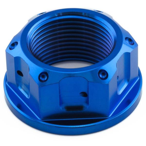 PRO BOLT プロボルト フランジ アクスル ナット ドリル フロント ホイール カラー：ブルー...