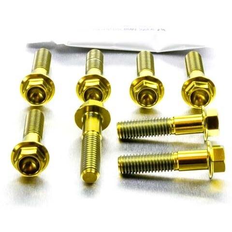 PRO BOLT プロボルト トップ ＆ ボトム クランプ ヨーク ピンチ キット カラー：ゴールド...