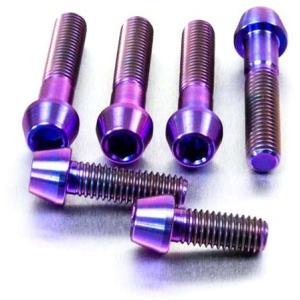 PRO BOLT プロボルト トップ ＆ ボトム クランプ ヨーク ピンチ キット カラー：パープル...
