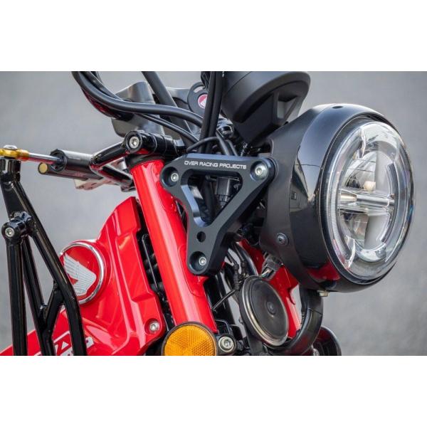 OVER オーヴァー ビレットライトステー カラー：ブラックアルマイト仕上げ CT125 HONDA...